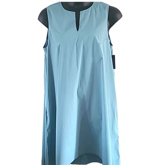 Alfani Women’s Sleeveless Split Neck Midi Dress with Pockets - Size Large - Picture 3 of 10